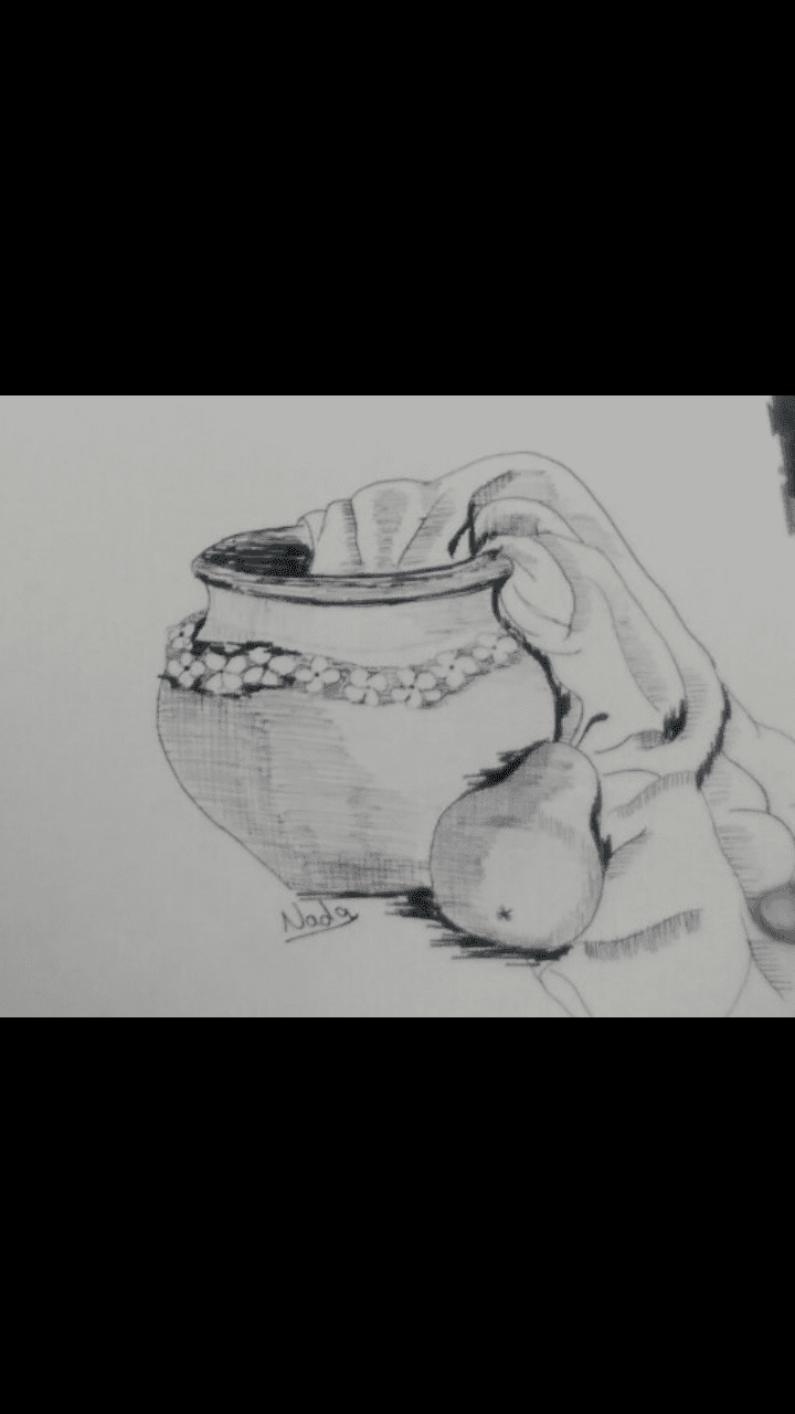 طبيعة صامتة بالحبر