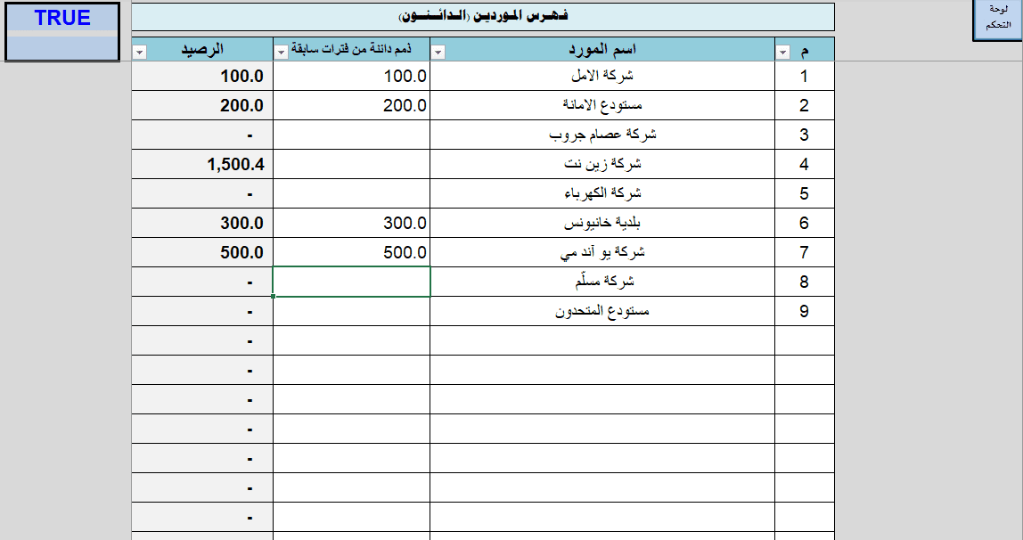 فهرس_الموردين