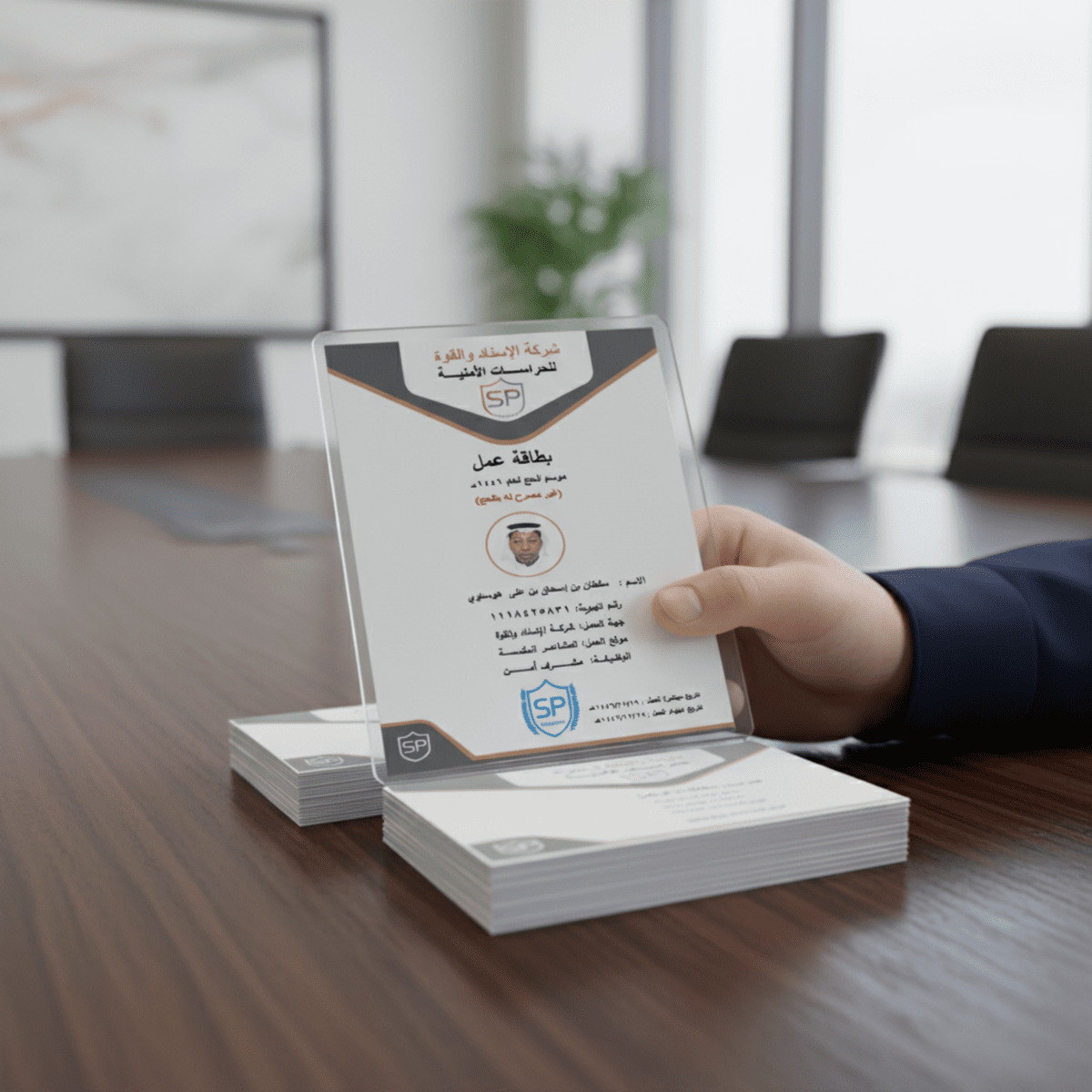 بطاقة ID موظف 
