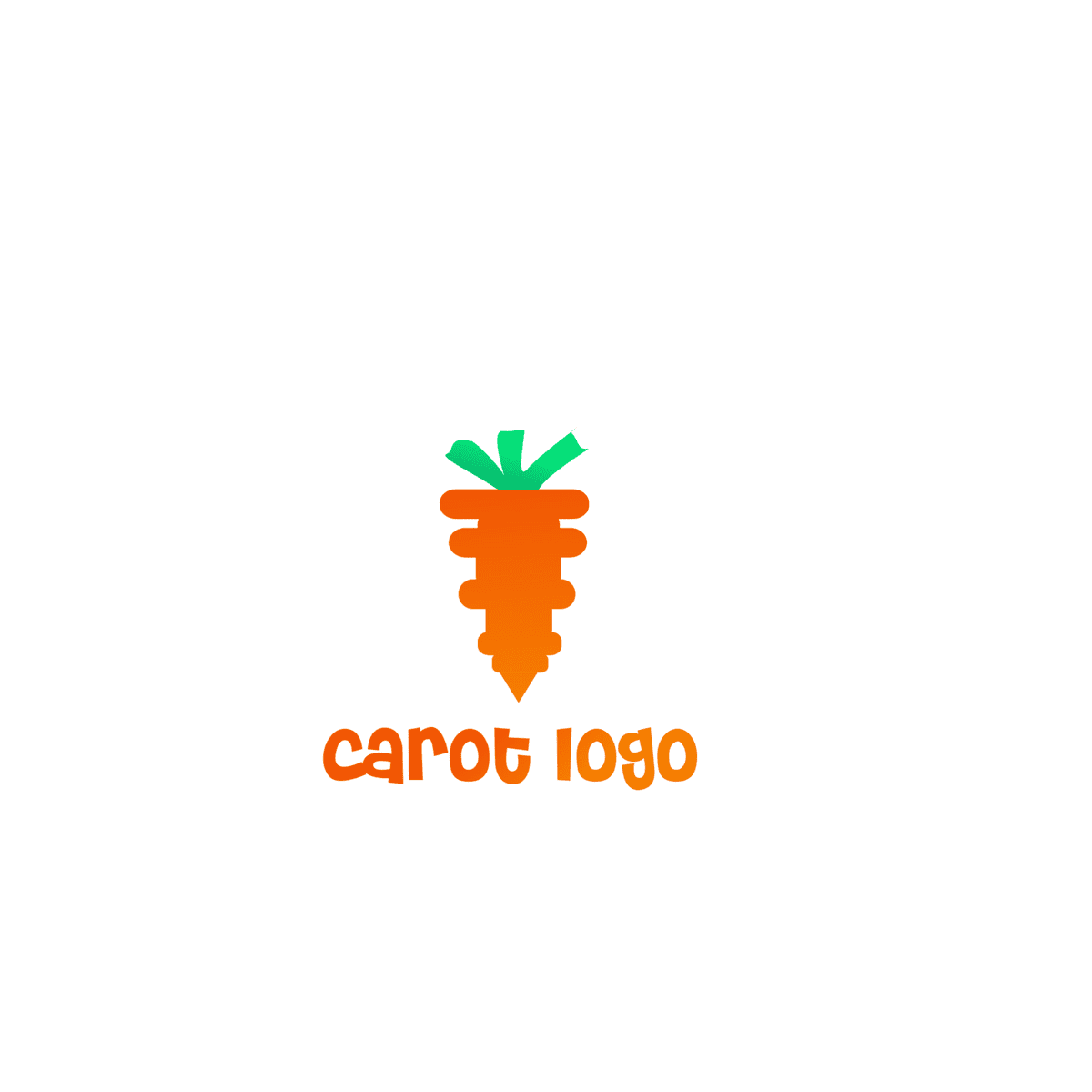 شعار وهمي carot logo 