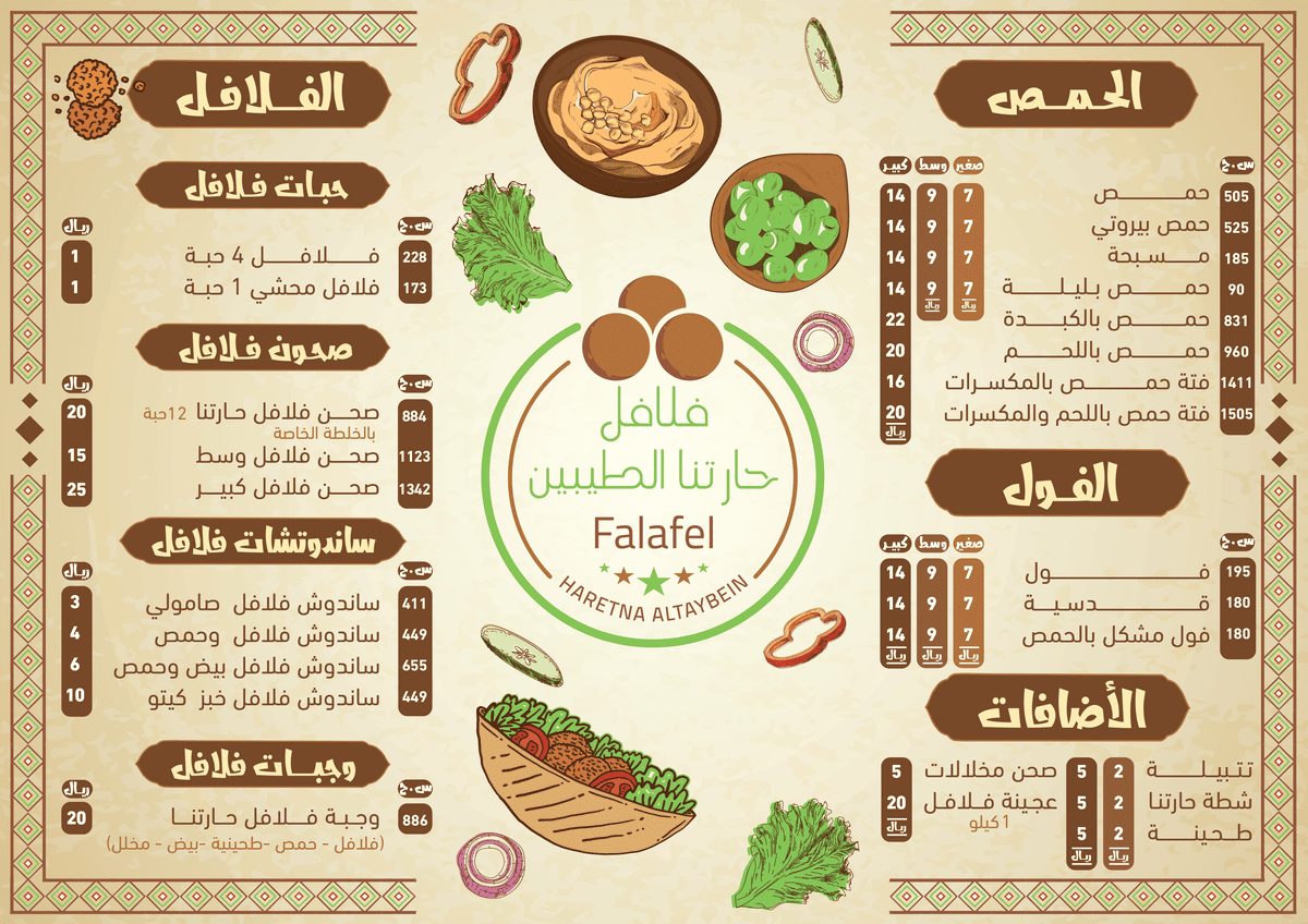 تصاميم قوائم الطعام - Menu Design - صور