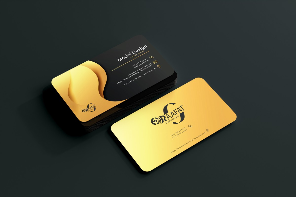 Business-Card-in-model design