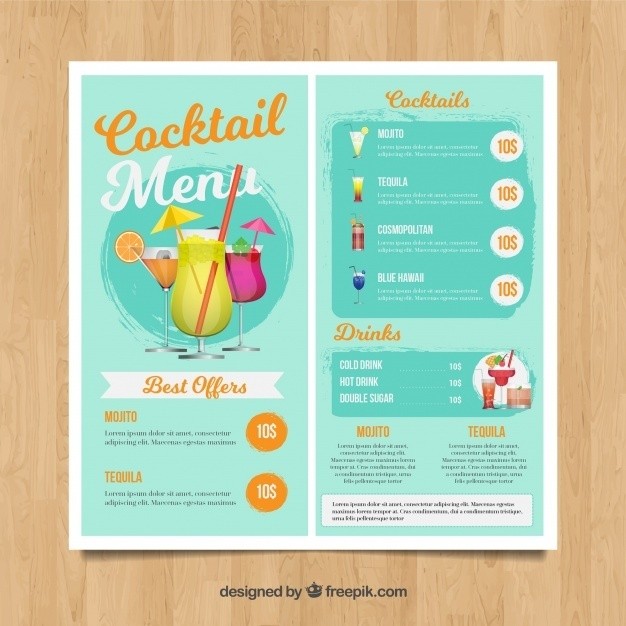 light-blue-cocktail-menu_23-2147772943