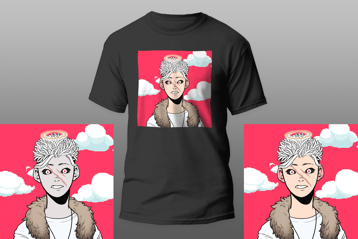 هذه رسمة شخصية لي حيث ان الشخصية لها حقوقي من وحي خيالي