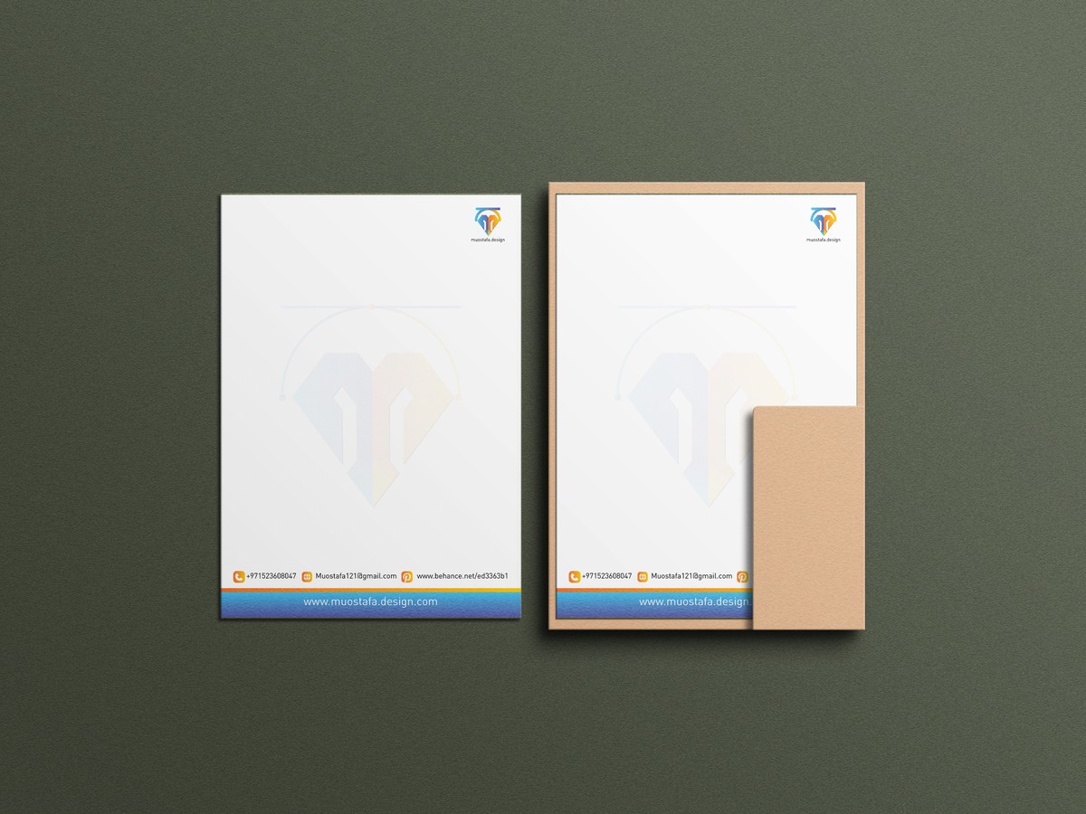   ورق المراسلات letterhead design 