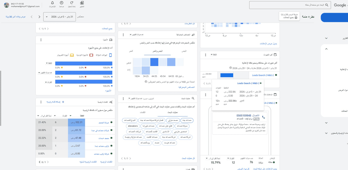 انشاء وادارة الحملات على جوجل ادز 