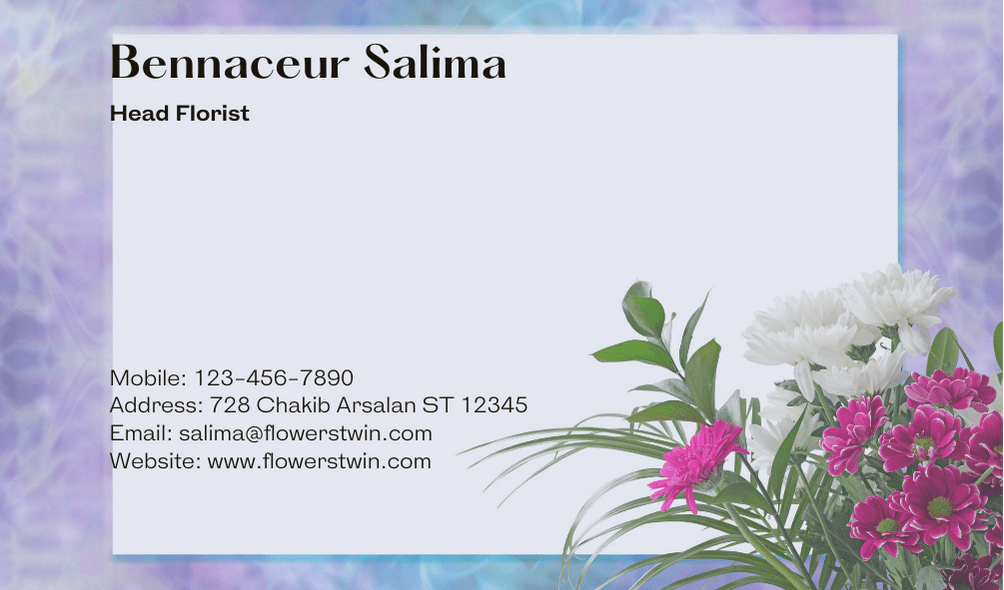 Florists_Stylist_Business_Card