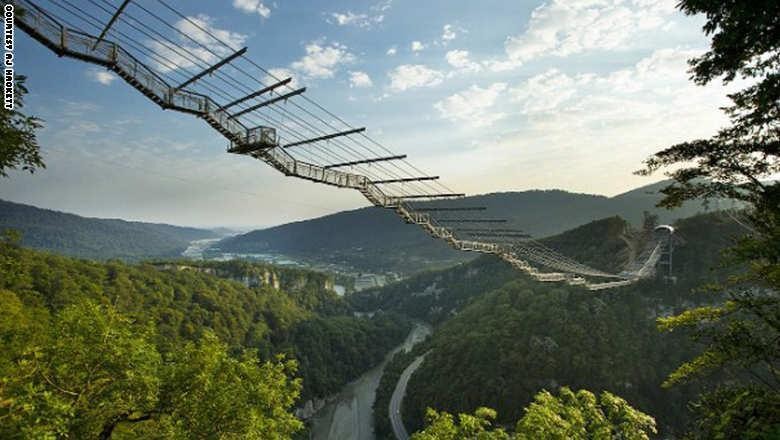 جسر “سكاي بريدج” في سوتشي - روسيا