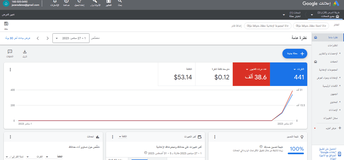 نتائج الحملة 