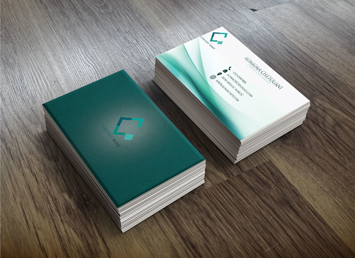 تصميم بطاقة عمل