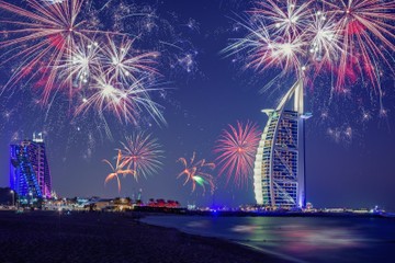 إحتفال رأس السنة الجديدة  اللجنة الدائمة لشؤون العمال في دبي S