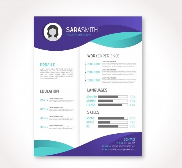 elegant-curriculum-template-with-flat-waves_23-2147654367