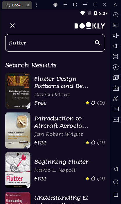 Search Books View