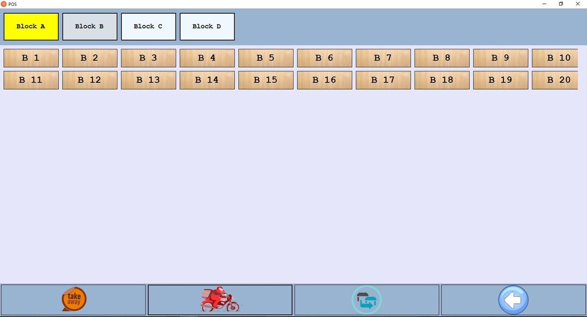 واجهة الطاولات وأقسامها 