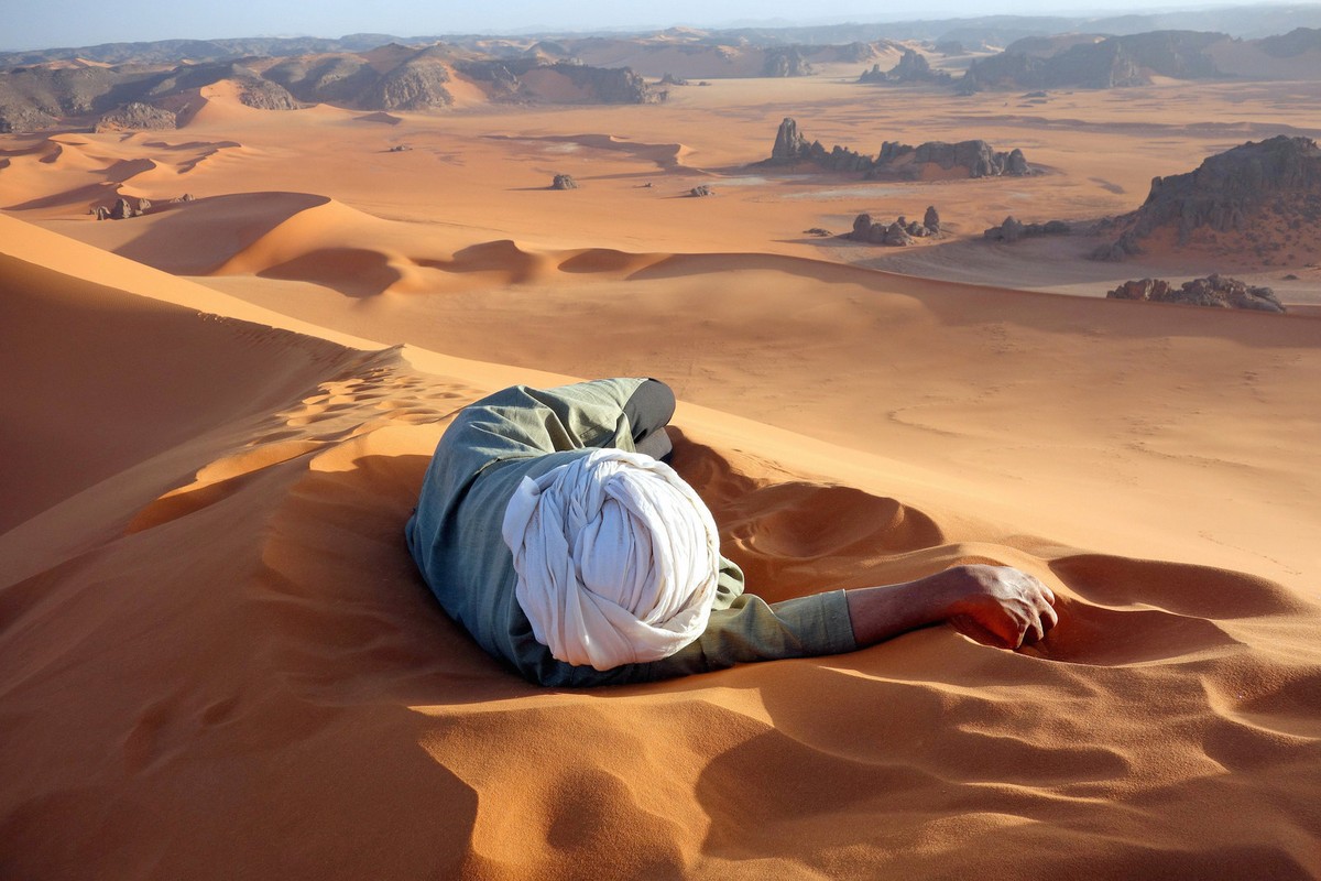 راحه فى الصحراء بجنوب الجزائر 