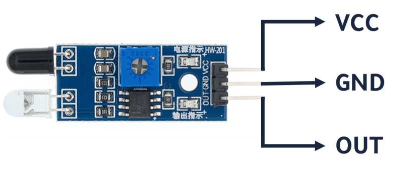 IR sensor pinout