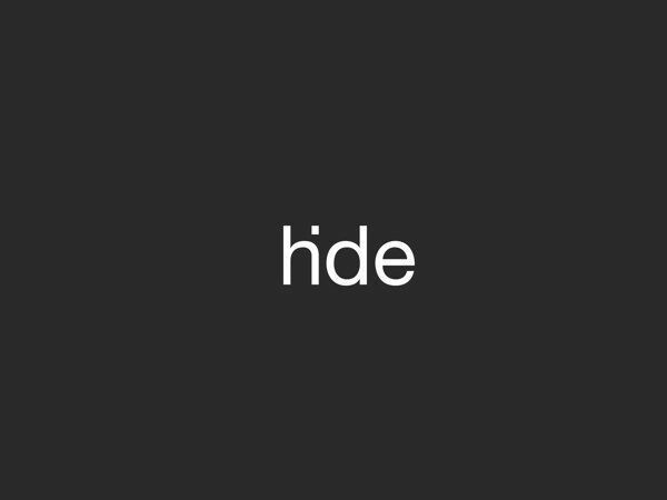 Hide