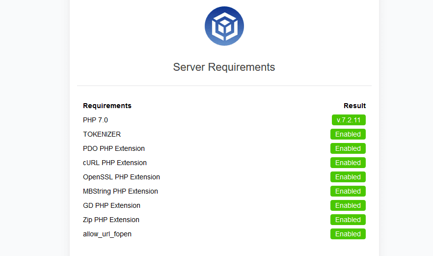 serverRequirement