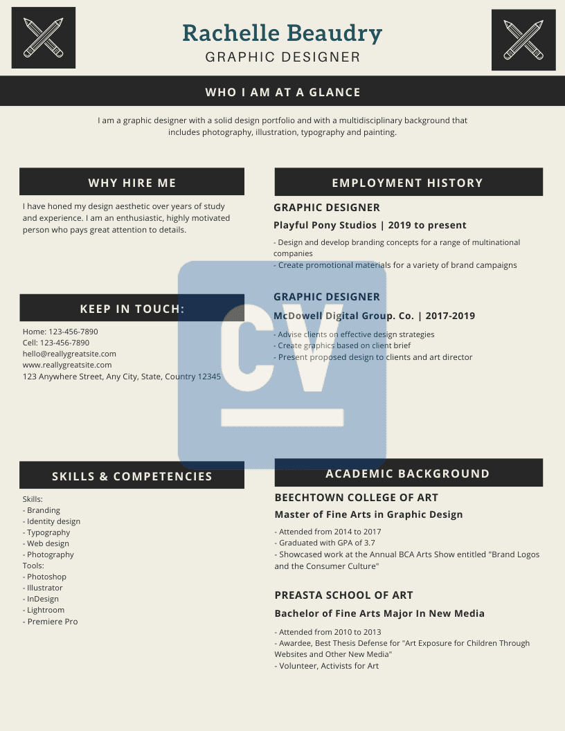 Greyscale_Infographic_Corporate_Resume