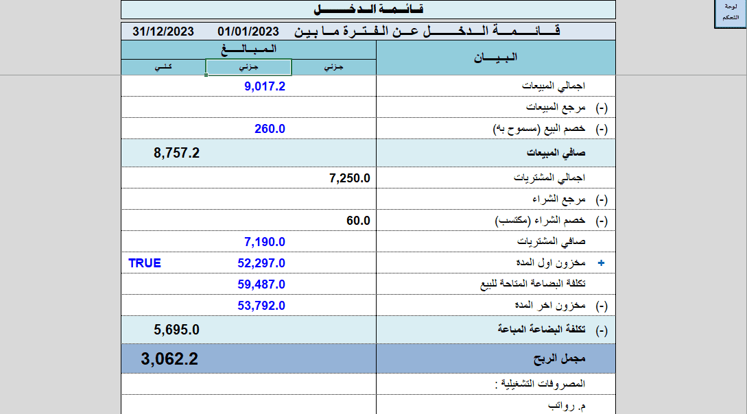 قائمة_الدخل