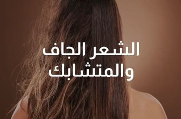 الشعر الجاف والمتشابك