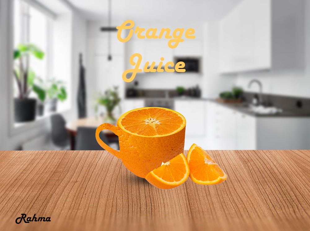 orange_juice فوتوشوب