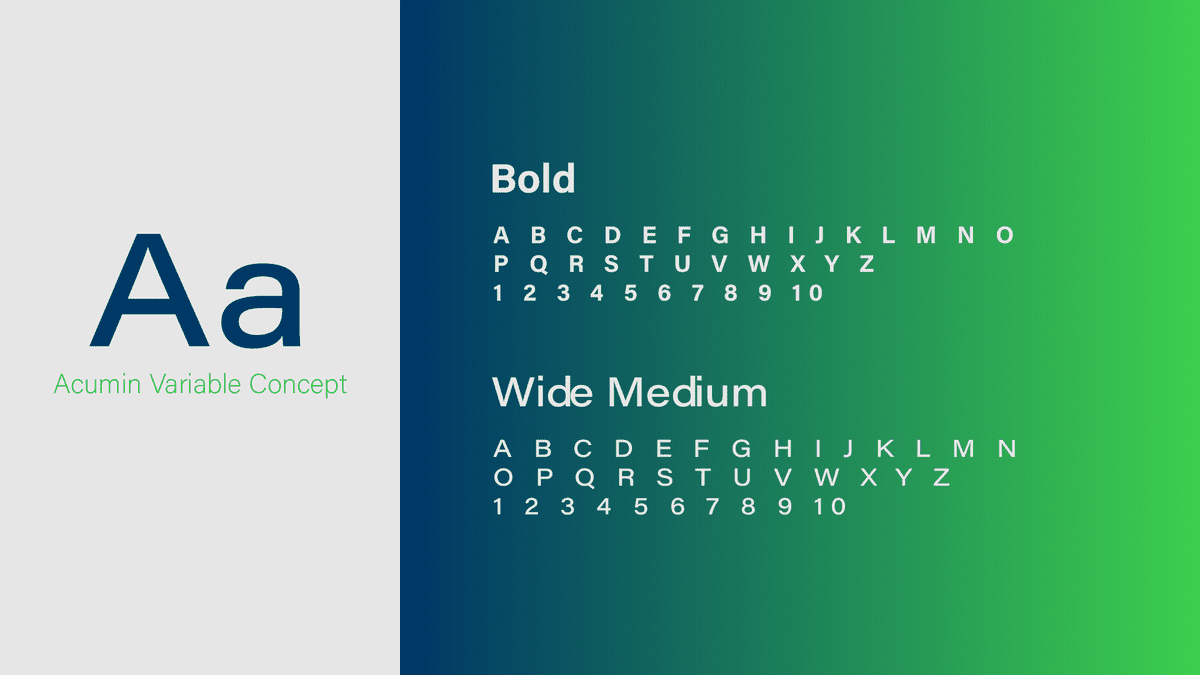 انواع الخطوط المستخدمة في الشعار