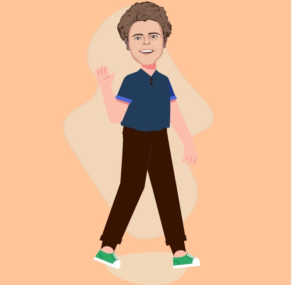 رسم شخصيات بواسطه adobe illustrator 