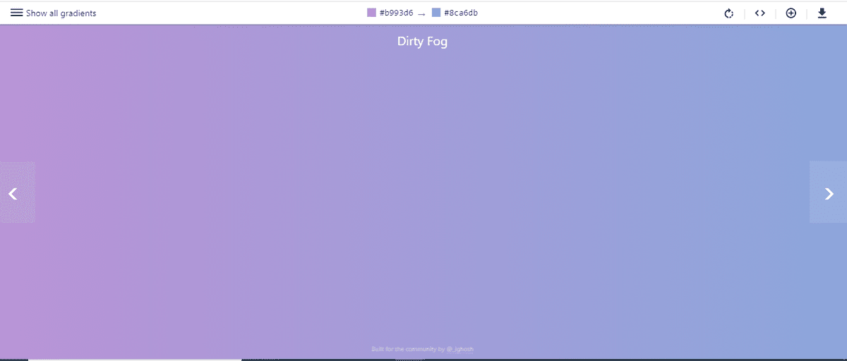 مواقع تساعدك في عمل خلفيات ذات ألوان متدرجة في css - حسوب I/O