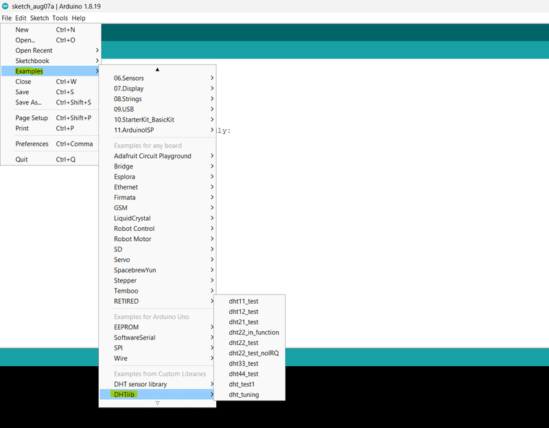 Arduino library