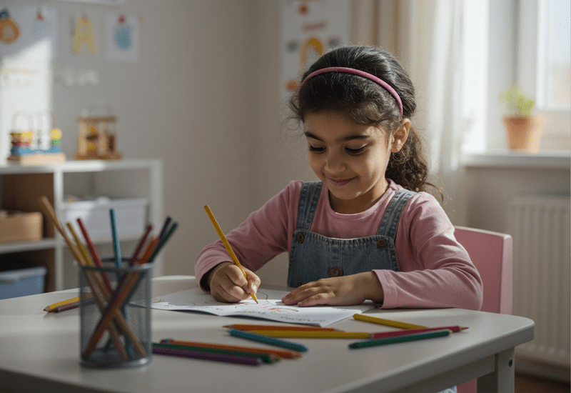 أنشطة صفية وتدريبات أكاديمية للأطفال
