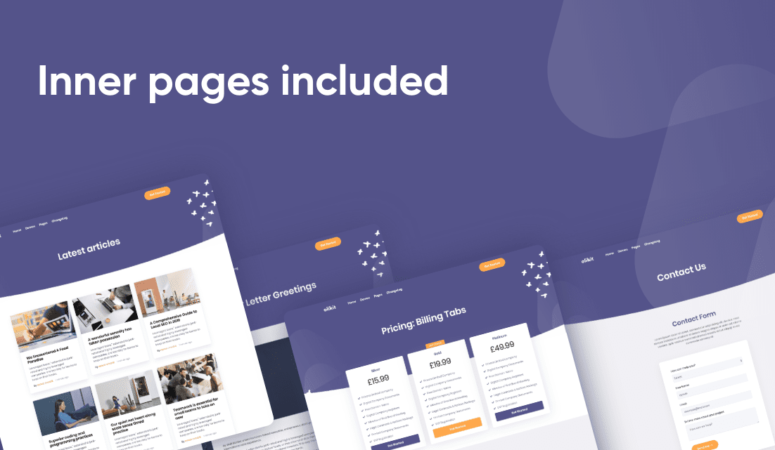 Olikit - Creative SaaS & Agency  Template - 3