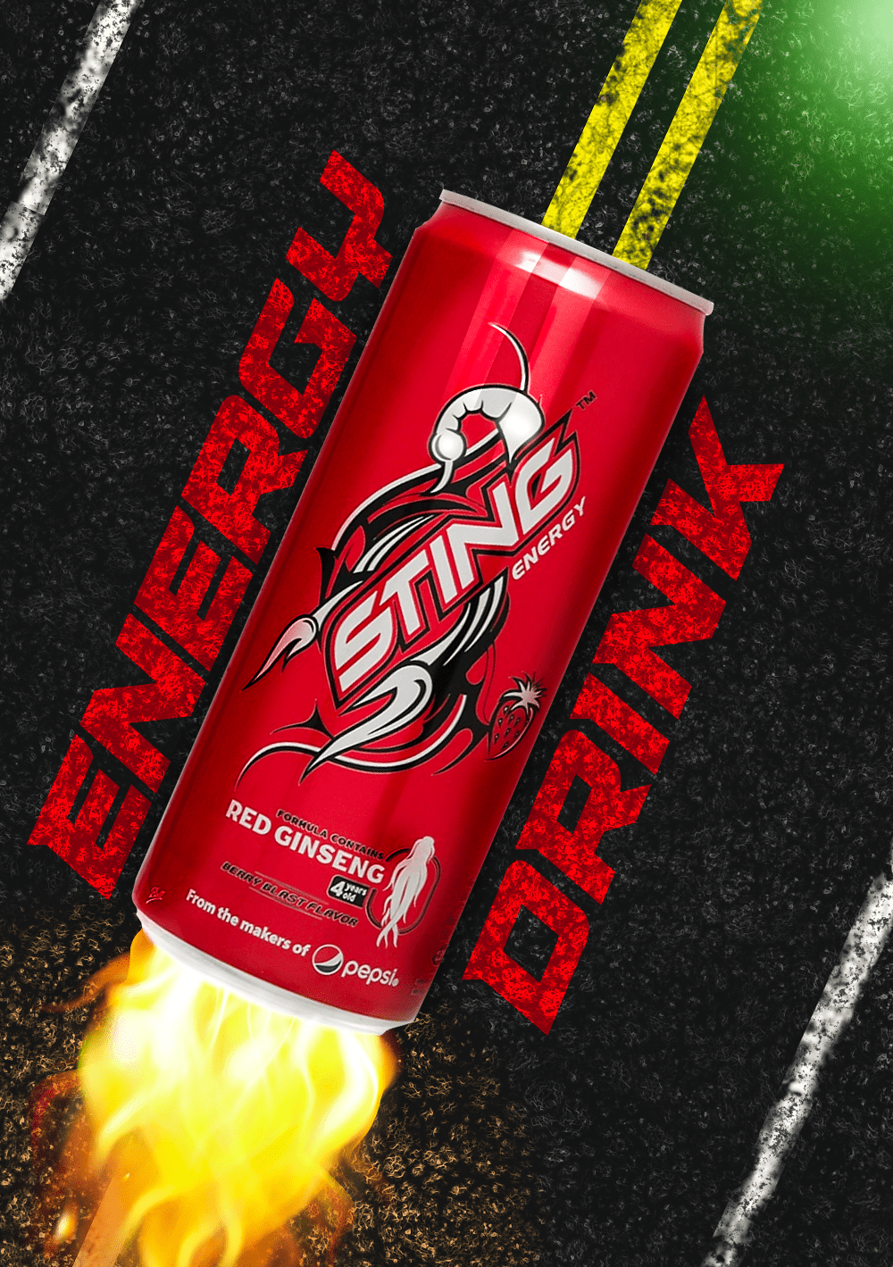  ستينج - دراغون بول - تصميم مواقع التواصل الاجتماعي