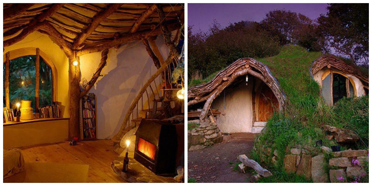 منزل الهوبيت فى ويلز المملكة البريطانية