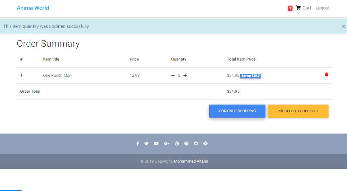 سلة المشتريات