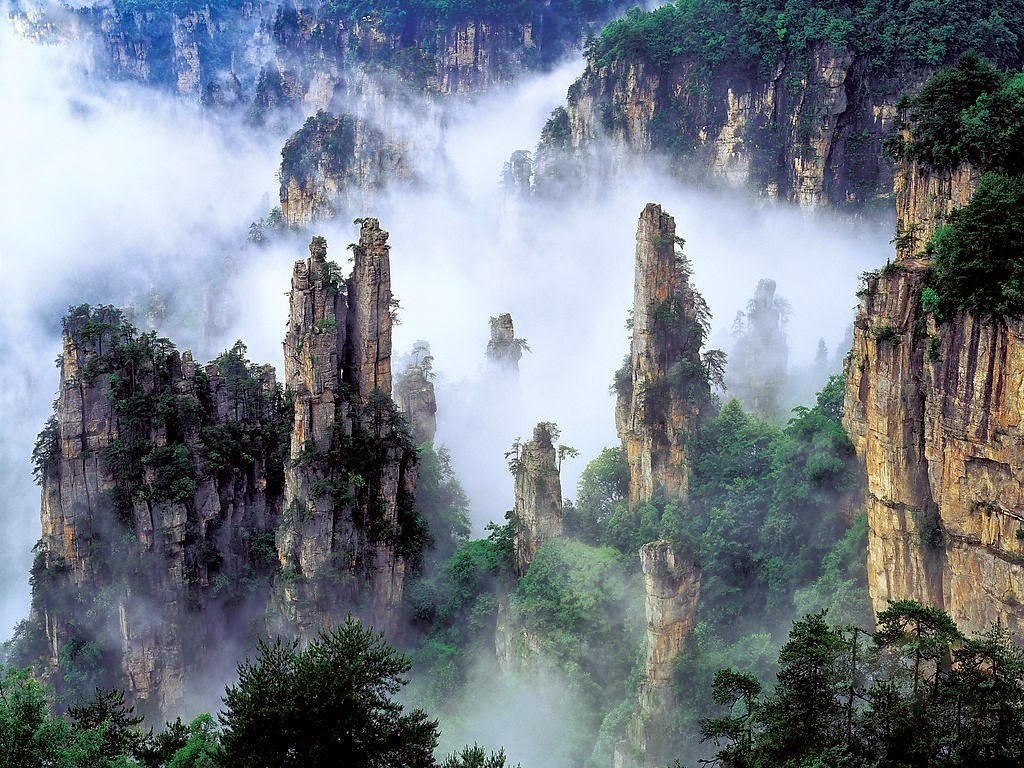 جبال تيانزي - الصين