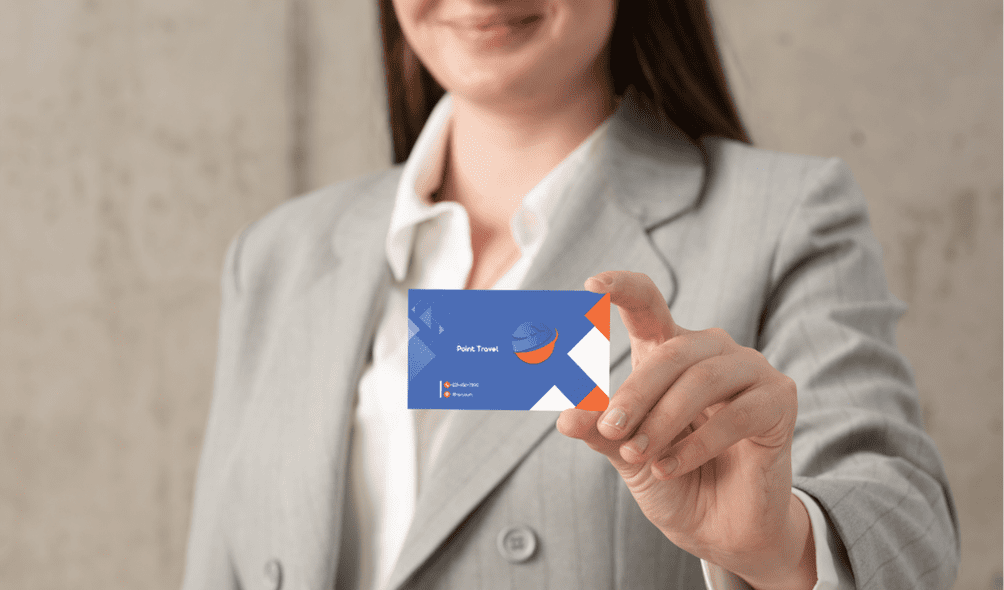 بطاقة عمل لوكالة سفر 