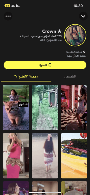 اعلن لمنتجك او شركتك على حساب سناب شات متفاعل و مميز S