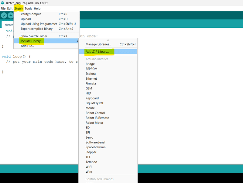 arduino library