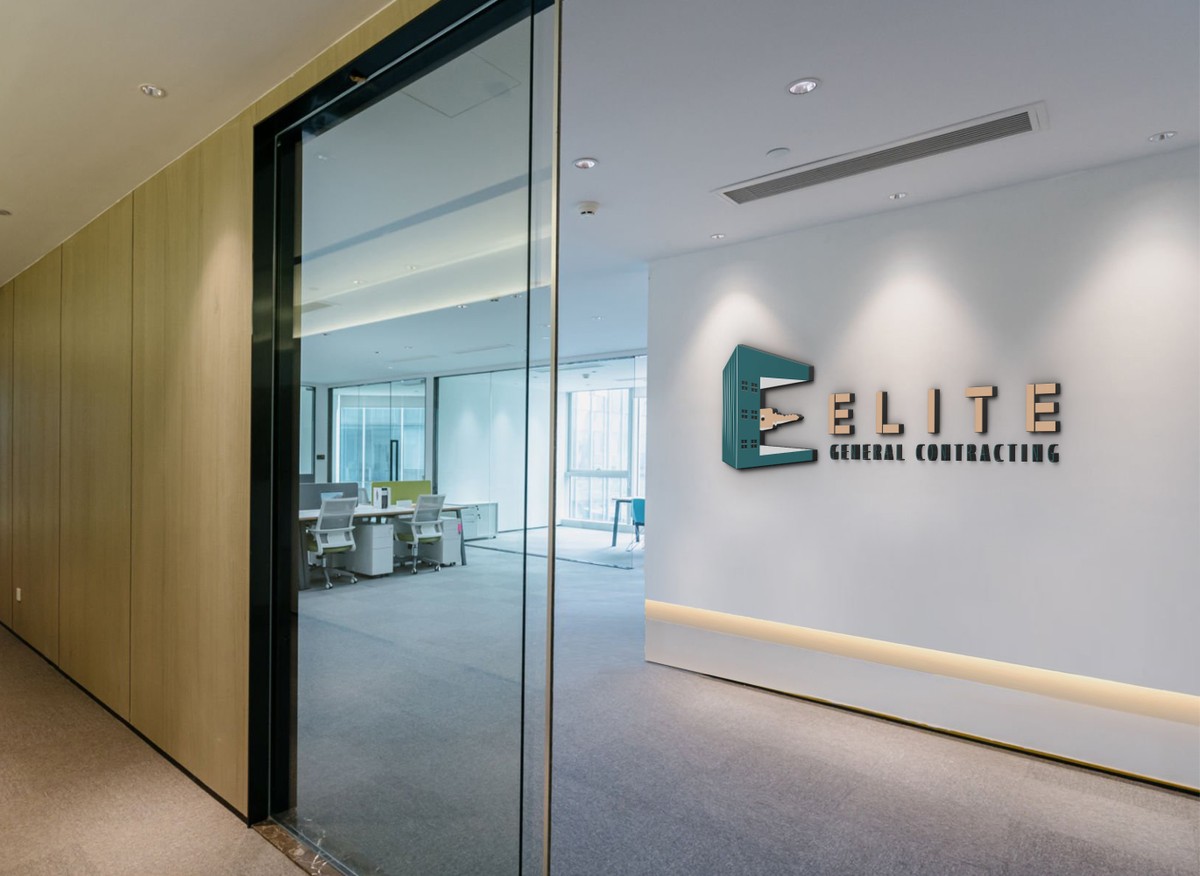 Office_Background_3D_Glass_Logo_Mockup