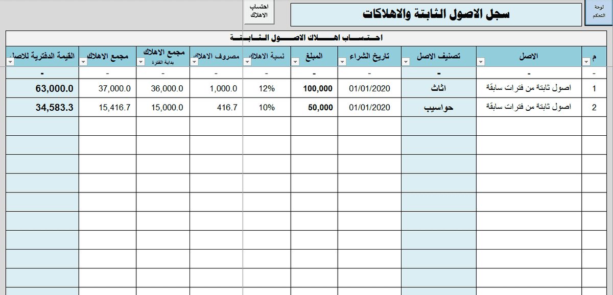 سجل_الاهلاكات