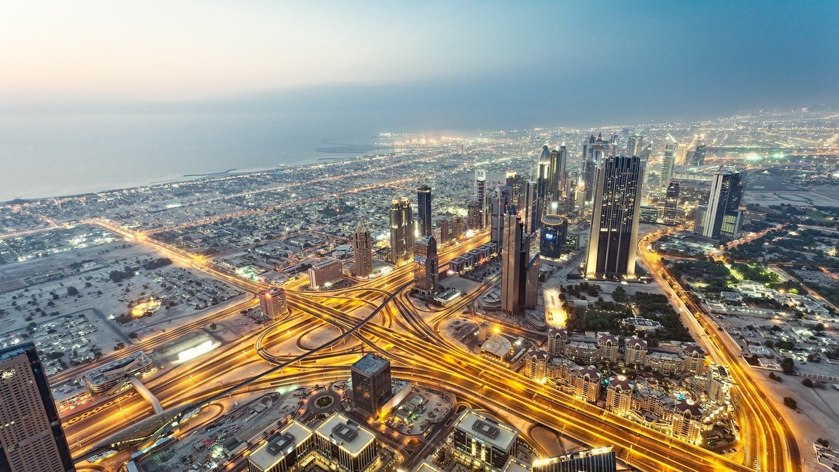 water_ocean_cityscapes_lights_cars_buildings_Dubai_glowing_skyscrapers_cities_Burj_Khalifa_man_made_p