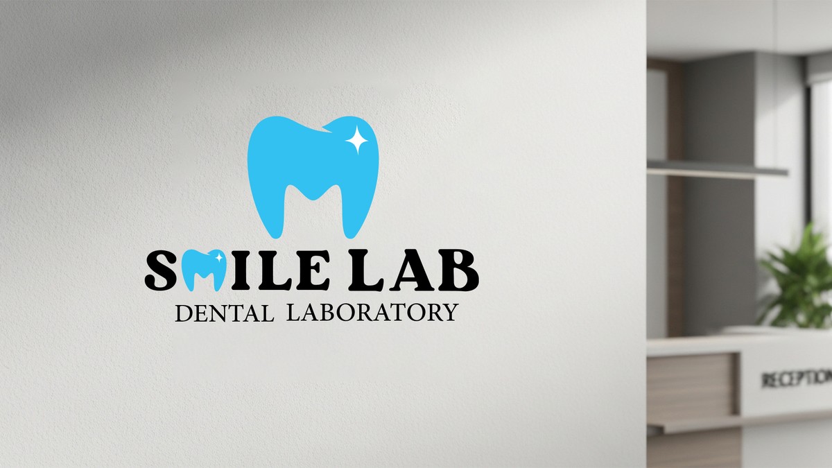 smile lab logo for dentist clinic