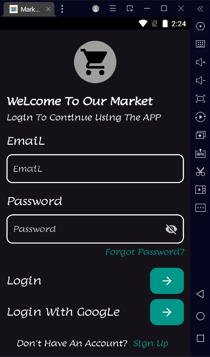 User Login View