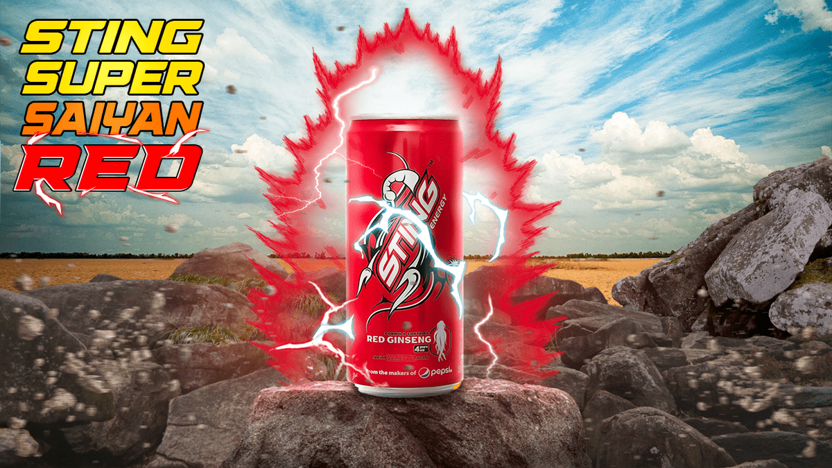 ستينج - دراغون بول - تصميم مواقع التواصل الاجتماعي