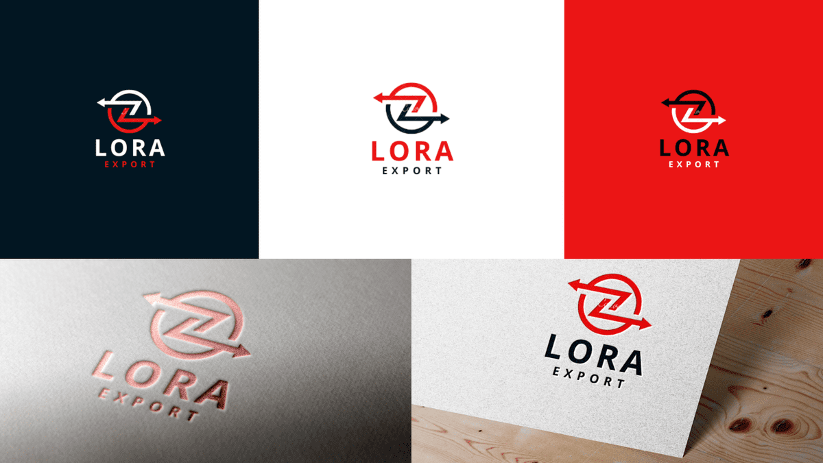 تصميم لوجو (LORA EXPORT)