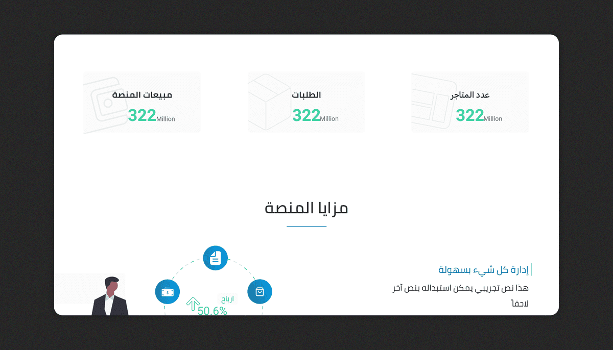 احصائيات المنصة