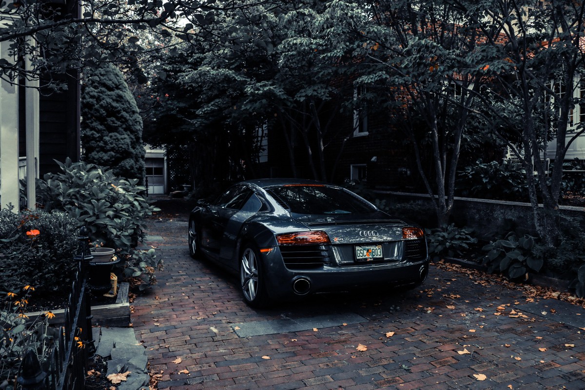 photo-of-audi-parked-near-trees-1402787