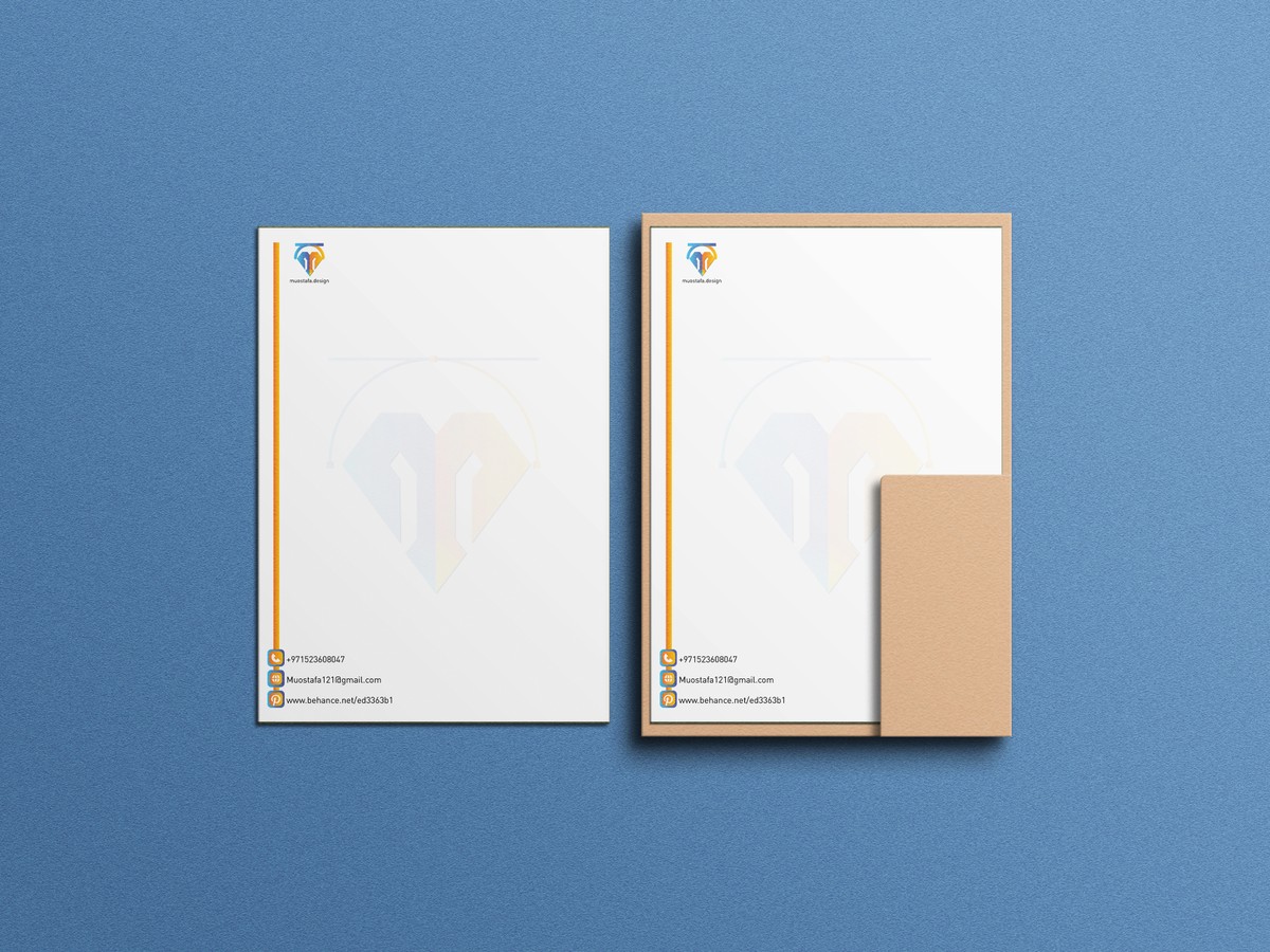   ورق المراسلات letterhead design 