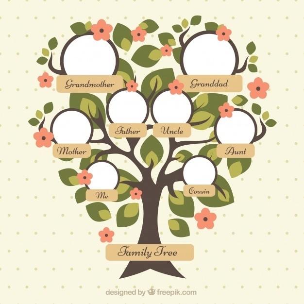 arbre-jolie-famille-avec-des-feuilles-vertes-et-des-fleurs-rouges_23-2147603335